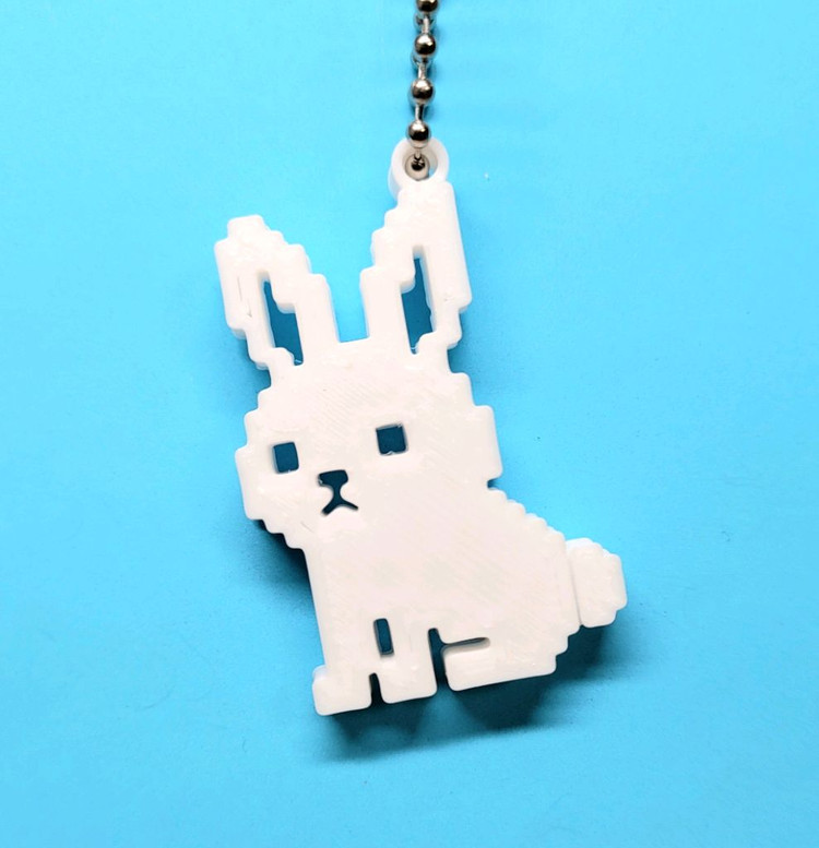 토끼 8비트 키링 키체인--4