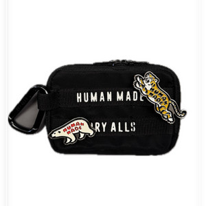 휴먼메이드 밀리터리 카드 케이스 블랙 / 휴먼메이드 애니멀 핀