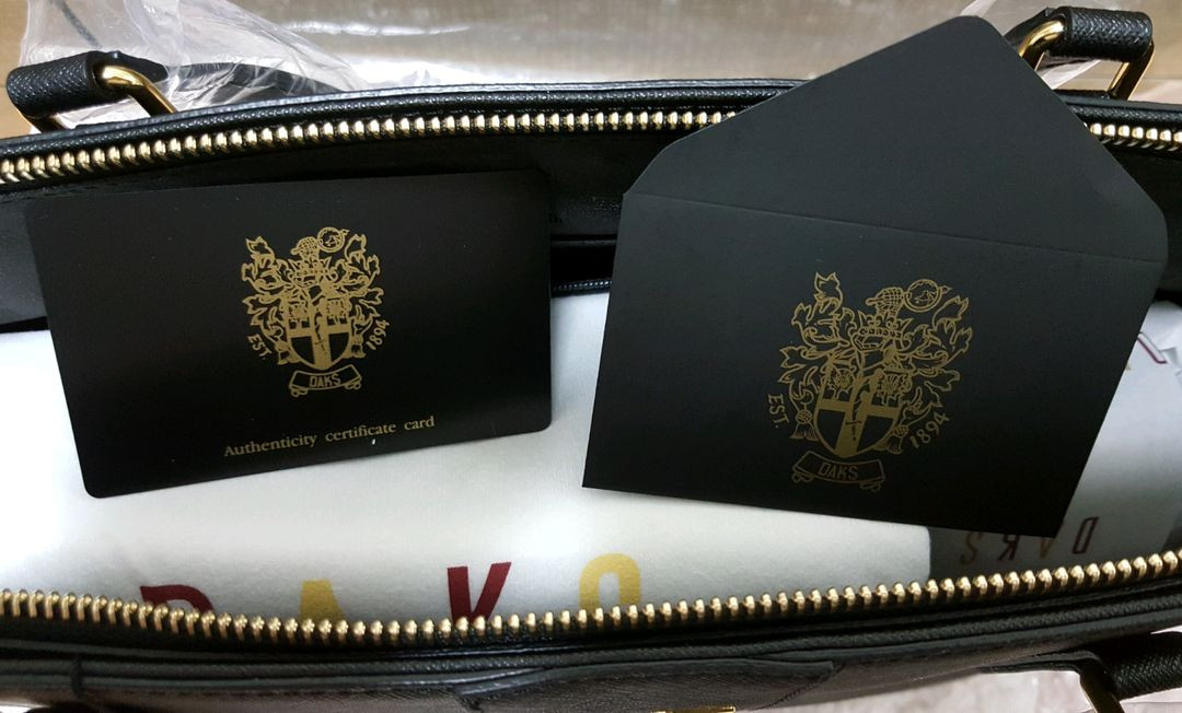 [DAKS] 닥스 블랙 숄더백 (새상품)--4