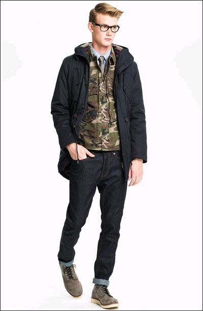 [TOPMAN] 영국 탑맨 야상 패딩점퍼 S (새상품 이미지