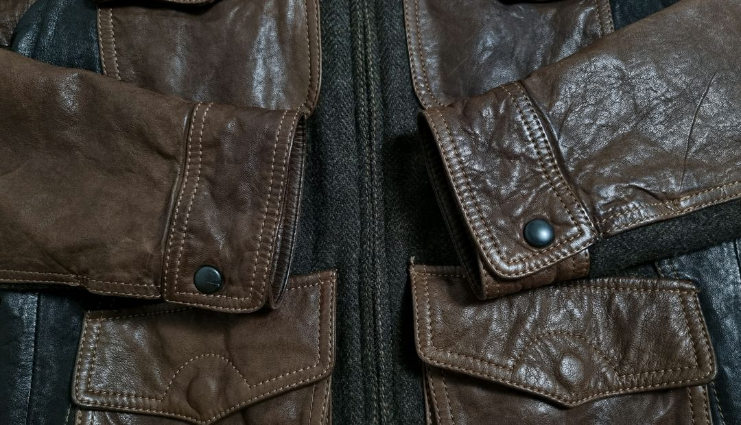 [커스텀 멜로우] 라이더 양가죽 자켓 95--4