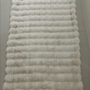 아이보리 퍼 블랭킷,담요