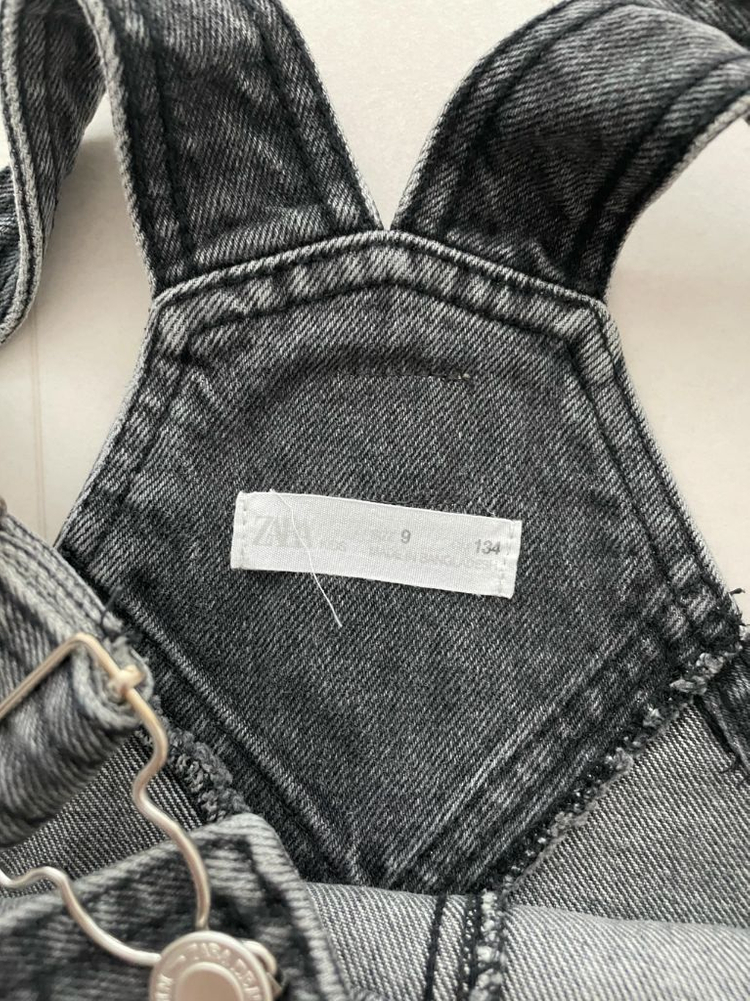 자라 아동 오버롤 흑청치마--1