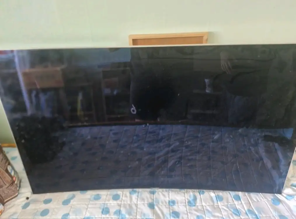 Curved SUHD TV (UN55KS9500) 고장난 티비 + 삼성 티비 벽걸이 판매 합니다 - 안심되는 중고거래