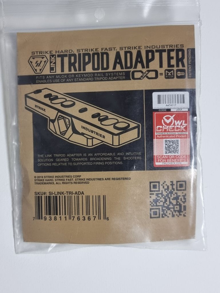 [Strike Industries] 스트라이크 인더스트리 LINK 트라이포드 삼각대 어댑터 판매합니다. 이미지