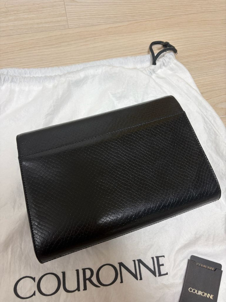 쿠론 클러치백 스와로브스키 홀리데이 에디션 클러치 숄더백--3