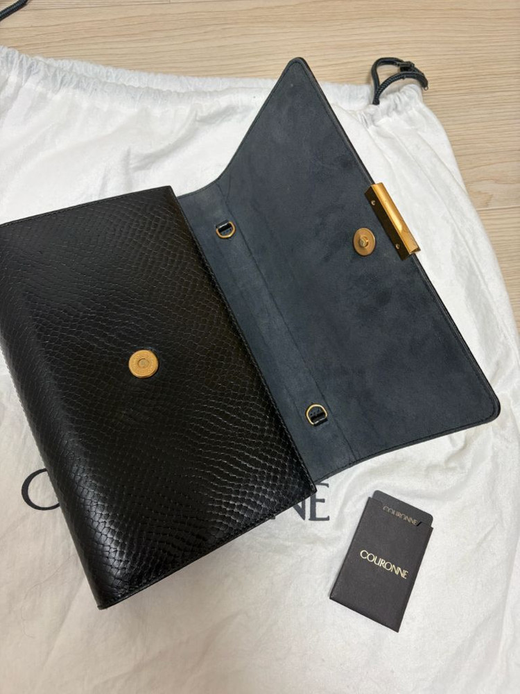 쿠론 클러치백 스와로브스키 홀리데이 에디션 클러치 숄더백--4