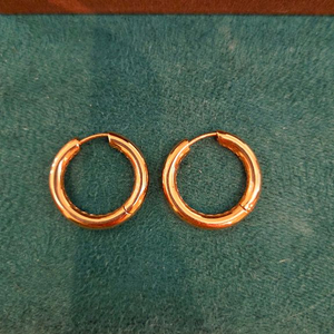 18k 로즈골드 링귀걸이