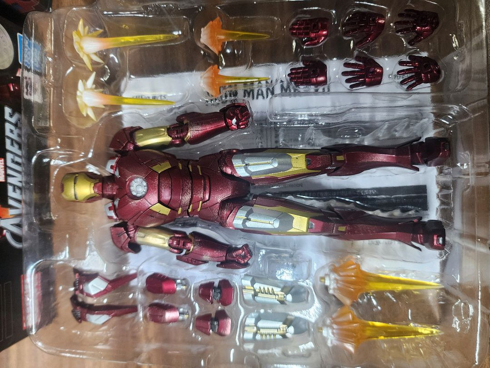 SHF 아이언맨 마크7+패트리어트 팝니다. 1/12액션피규어--1