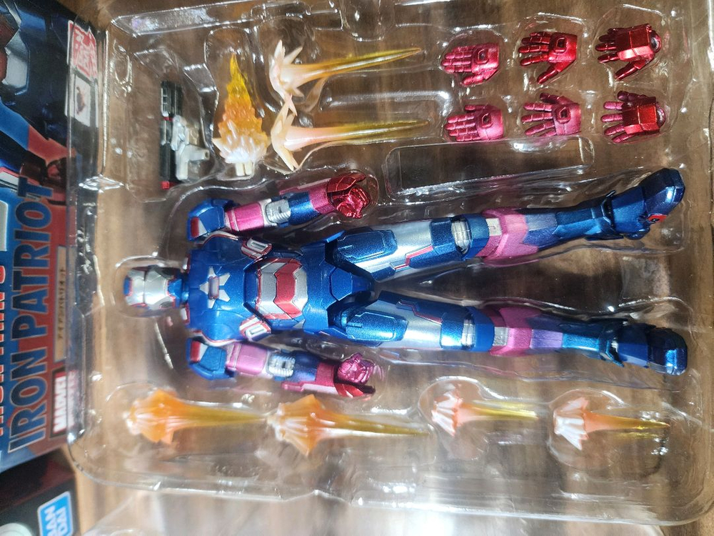SHF 아이언맨 마크7+패트리어트 팝니다. 1/12액션피규어--2