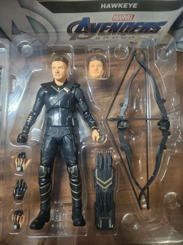 SHF 엔드게임 위도우+캡틴+호크아이 팝니다. 1/12액션피규어--2