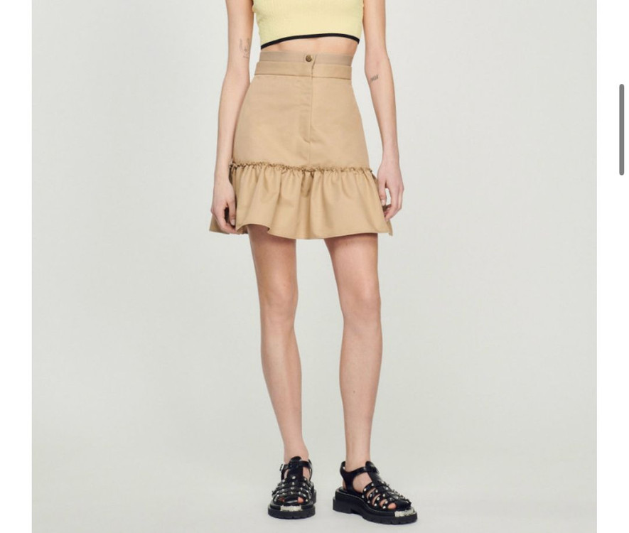 산드로 프릴스커트--1