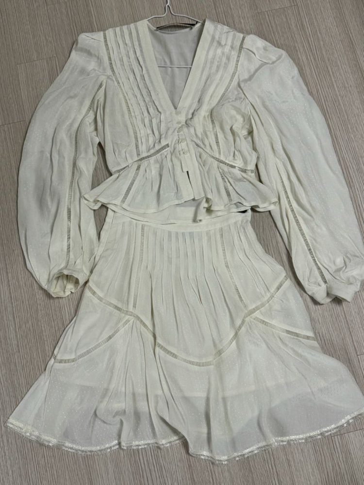 이로(iro) 블라우스 스커트 셋업--1