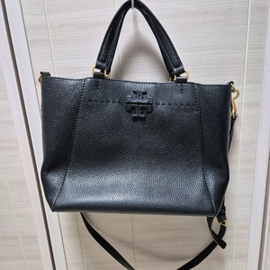 토리버치 맥그로우 스몰 캐리올 토트 블랙