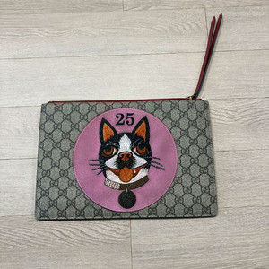 정품/구찌 고양이 클러치백