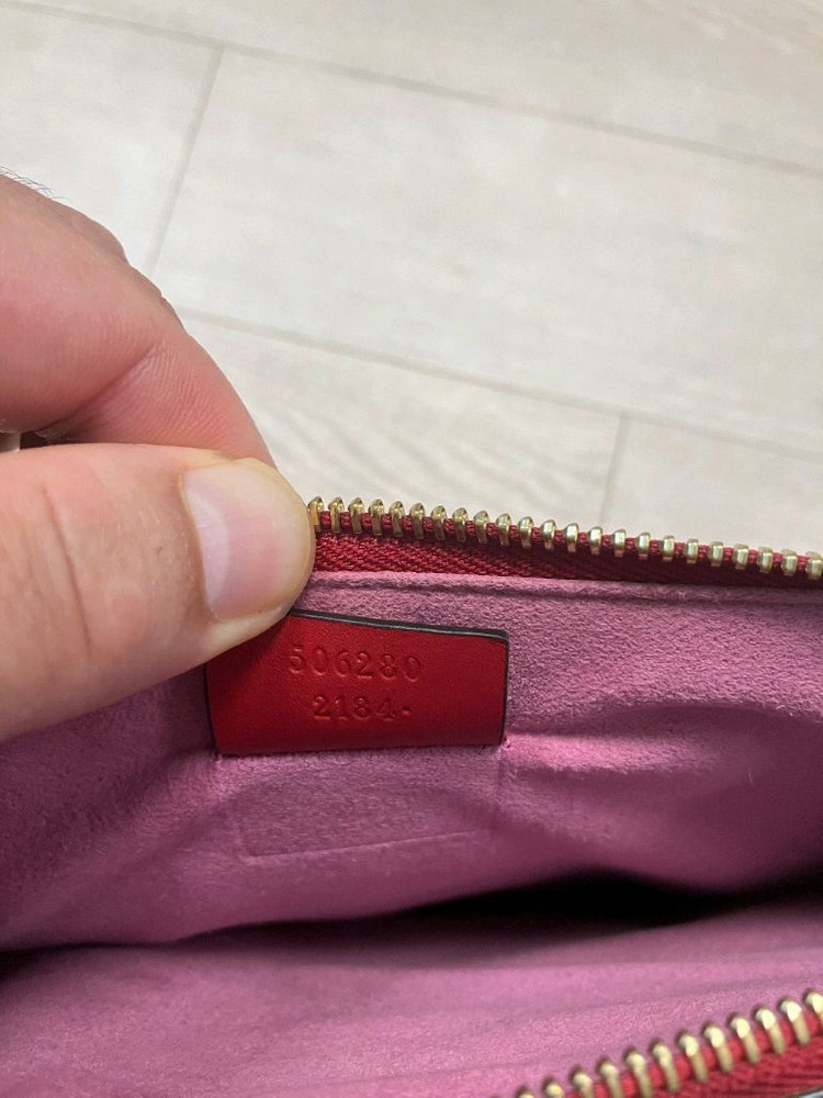 정품/구찌 고양이 클러치백--2