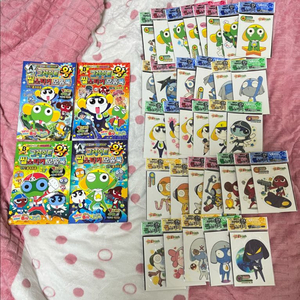 케로로 왕 띠부씰 32종 + 씰스티커북 4종 세트