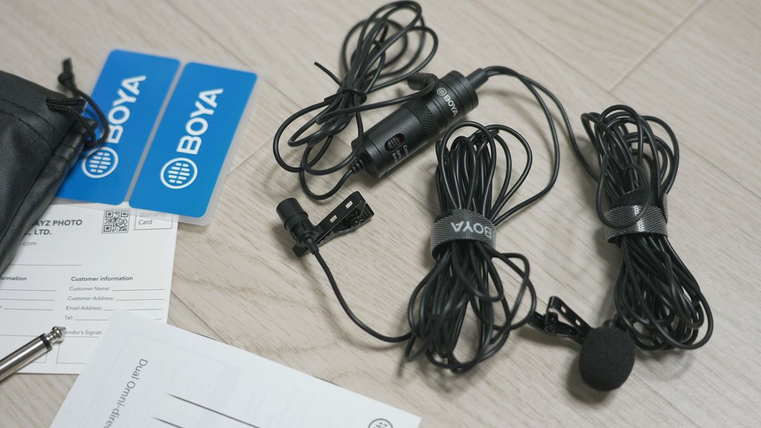 보야 BY-M1DM 듀얼 핀 마이크--2