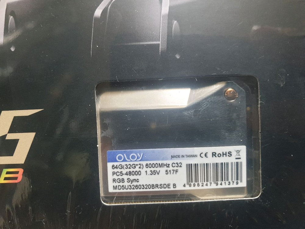[미개봉 국내정발]oloy ddr5 6000 cl32 64gb 팝니다~--2