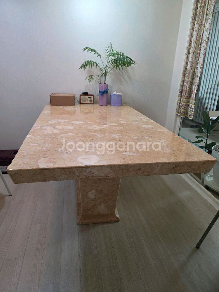 4 ~ 6인용 대리석식탁--1