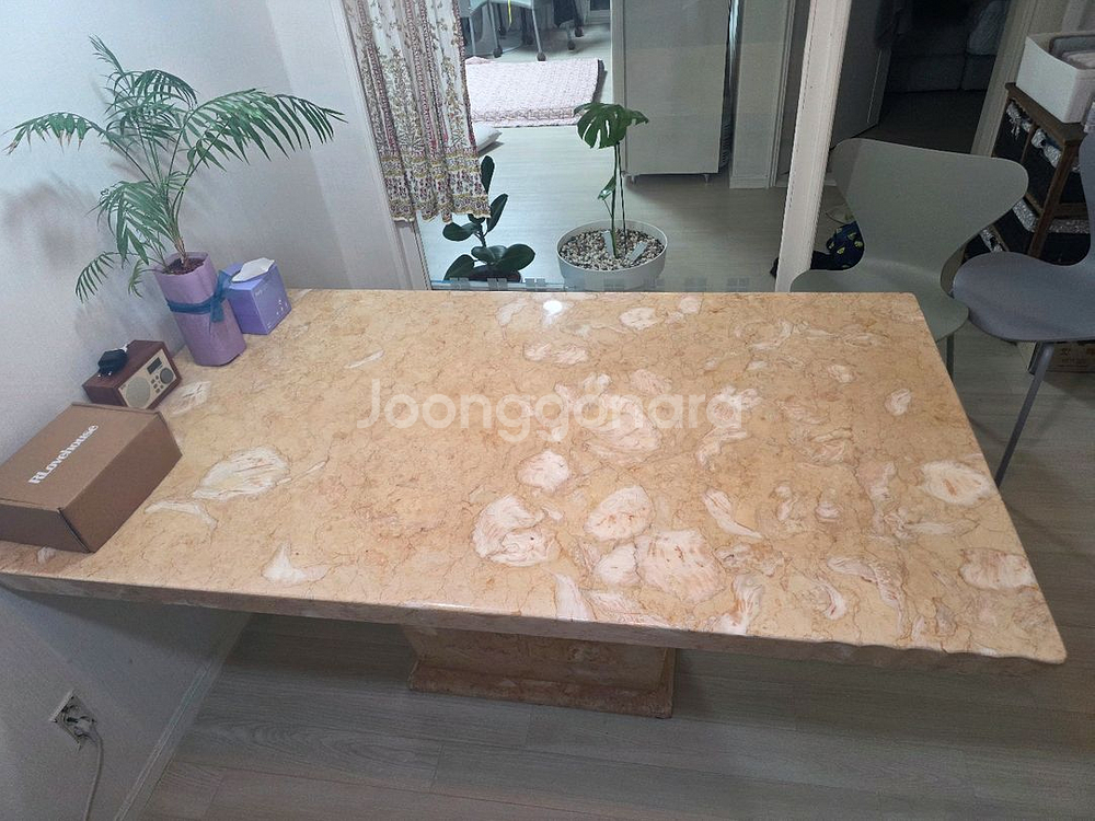 4 ~ 6인용 대리석식탁--2
