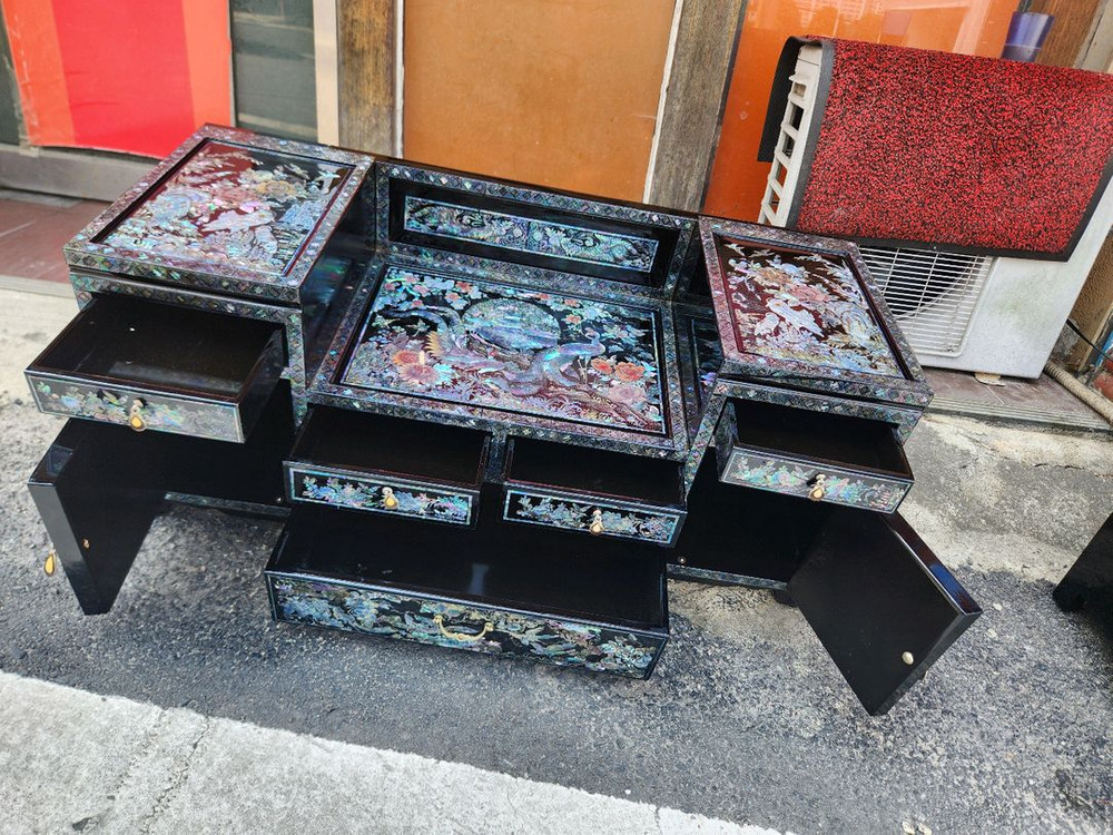 나전칠기 자개문갑.애기장.화장대 이미지