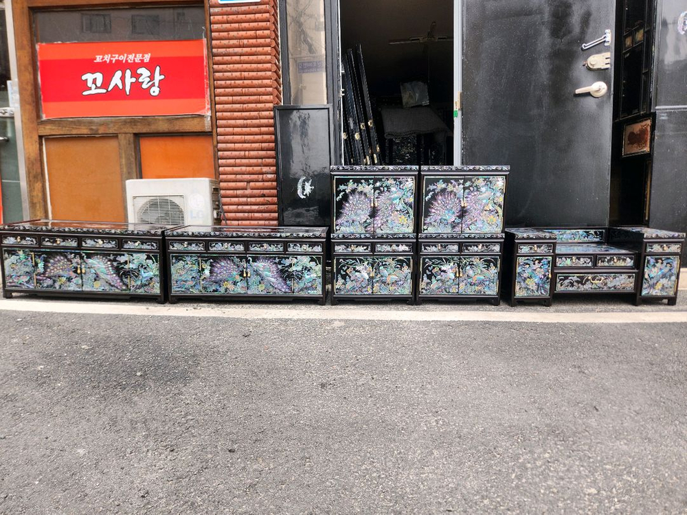 나전칠기 자개문갑.애기장.화장대 이미지