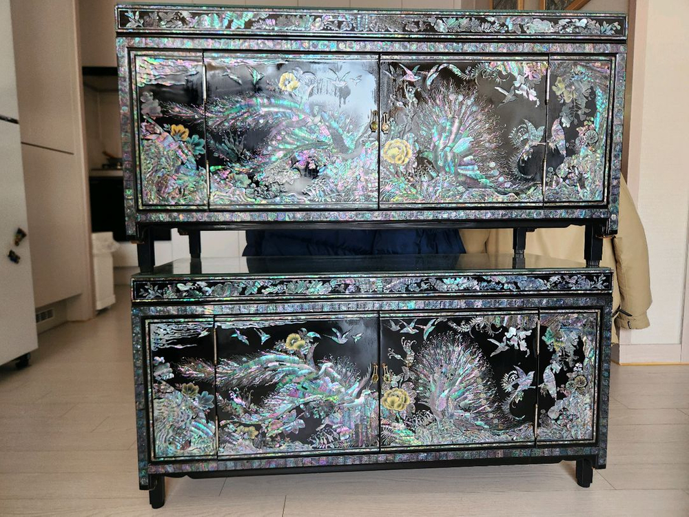 나전칠기 자개문갑.애기장.화장대 이미지