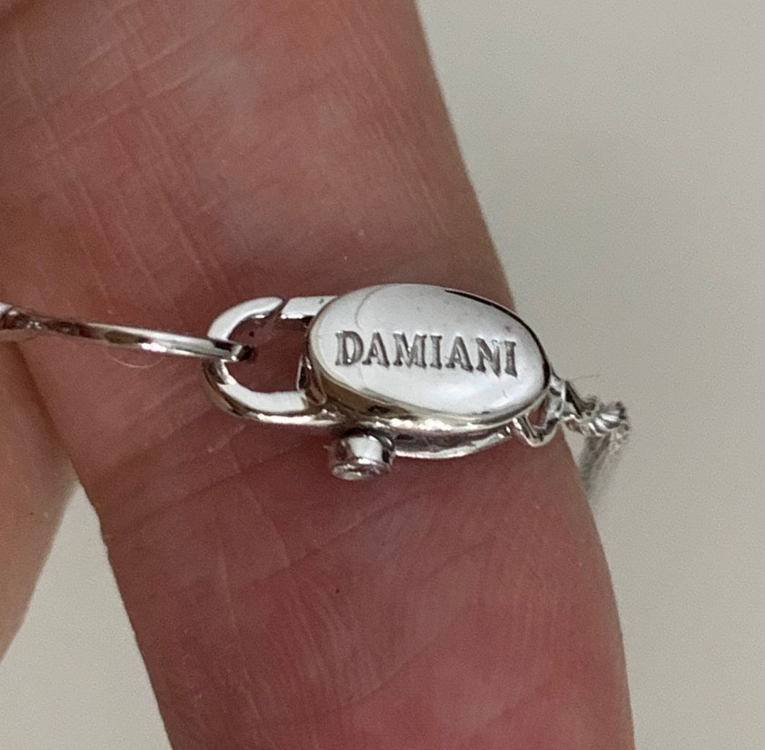 [L]다미아니 벨에포크 로즈골드&화이트골드 콤비 펜던트 목걸이 라지사이즈 이미지