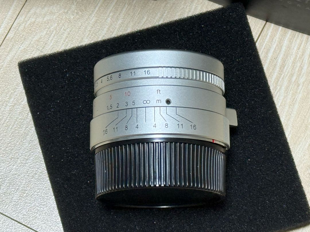7artisans 35mm f2 실버 라이카 m마운트 이미지