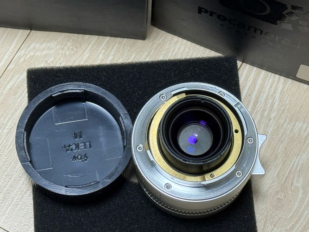 7artisans 35mm f2 실버 라이카 m마운트 이미지