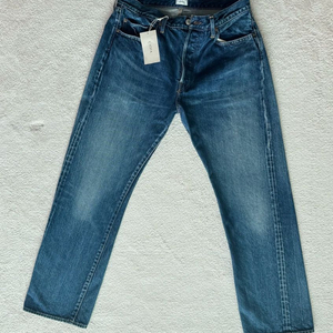 시오타 뉴스트레이트 데님 미디움 다크블루데미지 32 //풀카운트웨어하우스마카sewlvc포터리 이미지