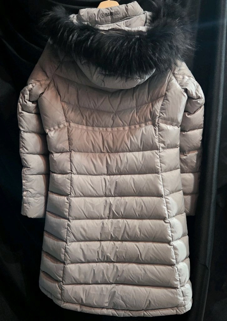 배럴 덕다운 후드 롱 패딩 이미지