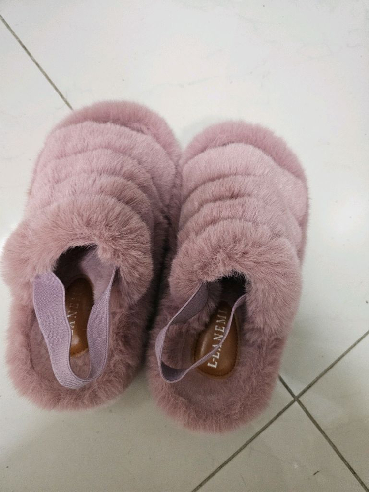 엘라멘 플리스 털슈즈230ㅡ235--1