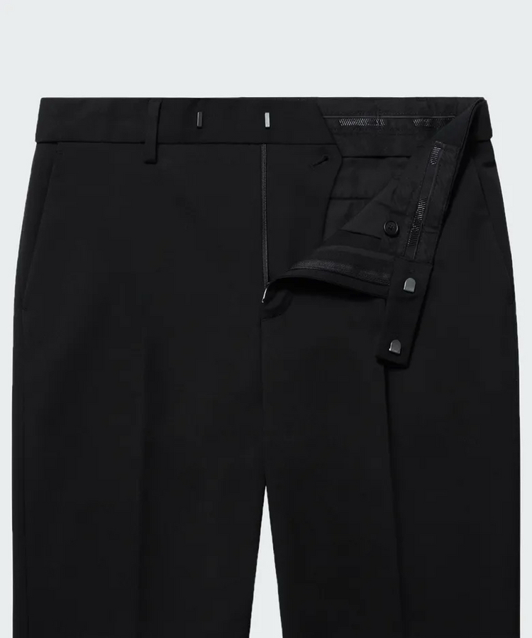 무신사 스탠다드 테이퍼드 히든 밴딩 크롭 슬랙스 27--1