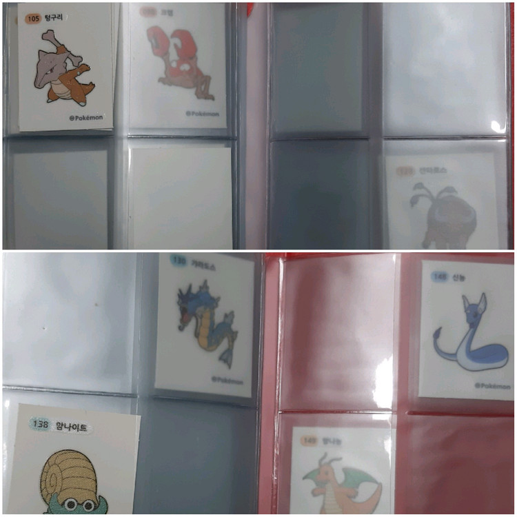 띠부씰 포켓몬빵 스티커 포켓몬 띠부띠부씰 1세대 팝니다 이미지