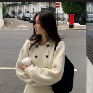 자라 버튼 플레인 니트 재킷 가디건 zara 코스