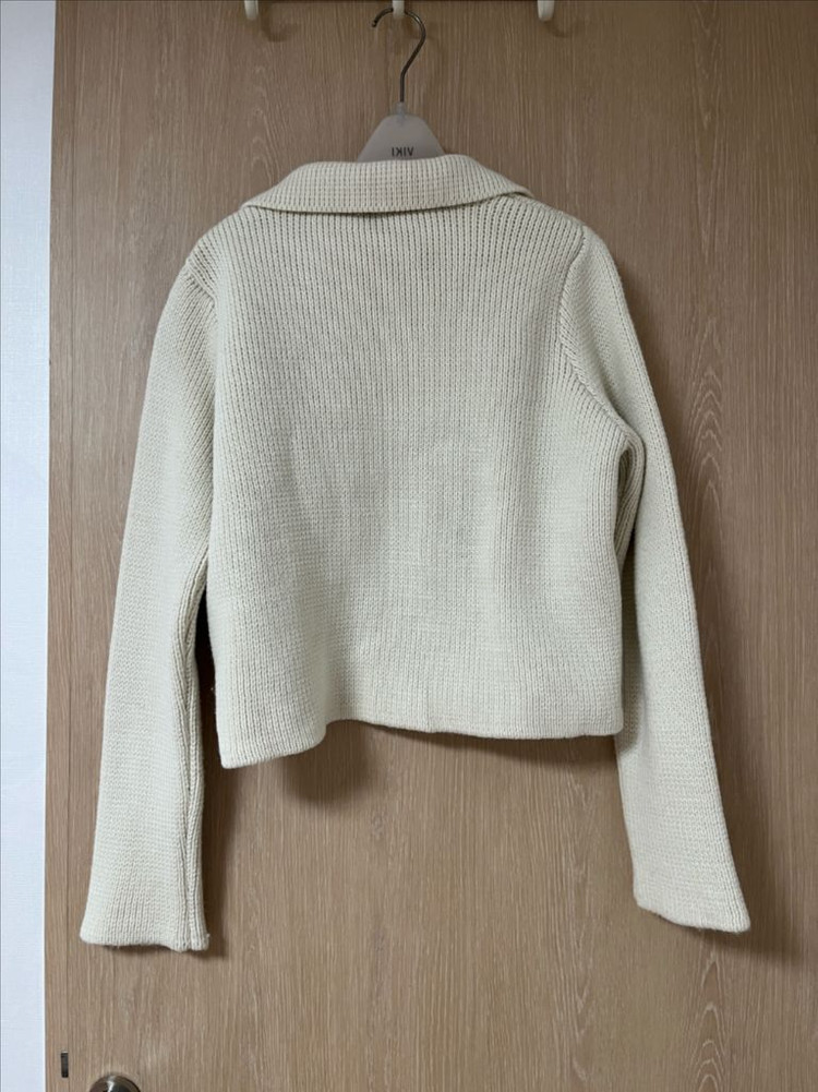 자라 버튼 플레인 니트 재킷 가디건 zara 코스--5