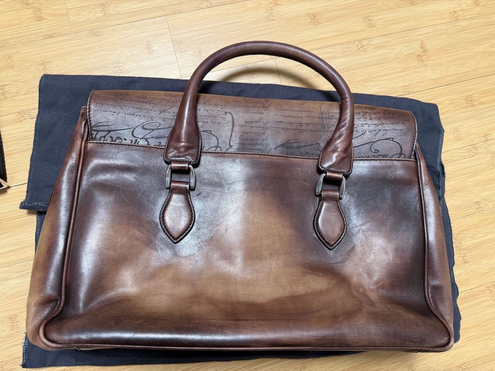 벨루티 에미오스크리토 브리프케이스 브라운--2