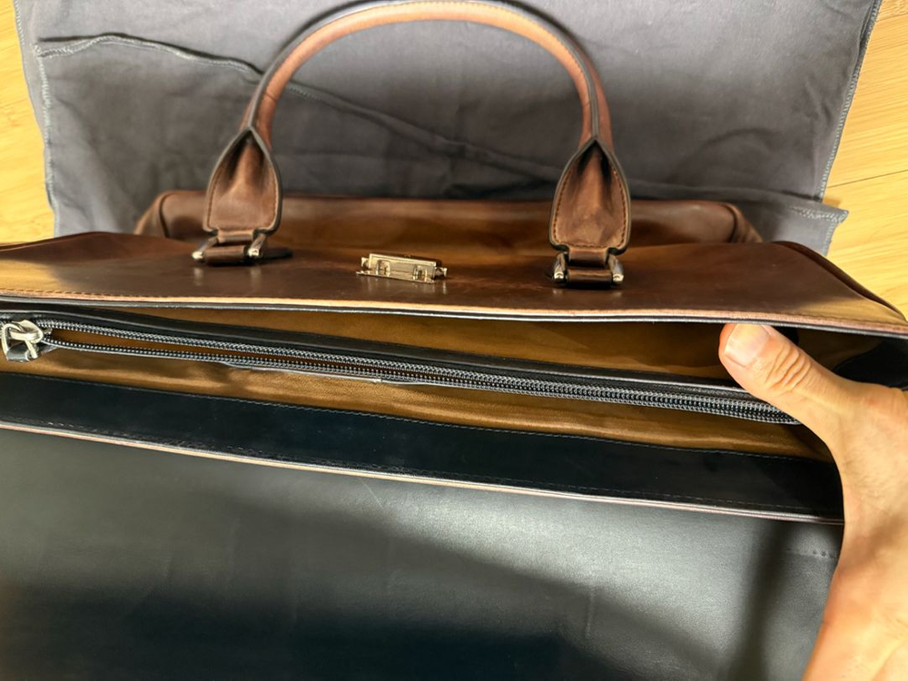 벨루티 에미오스크리토 브리프케이스 브라운--3