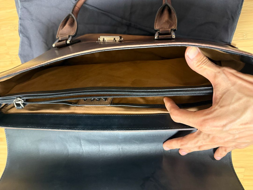 벨루티 에미오스크리토 브리프케이스 브라운--4