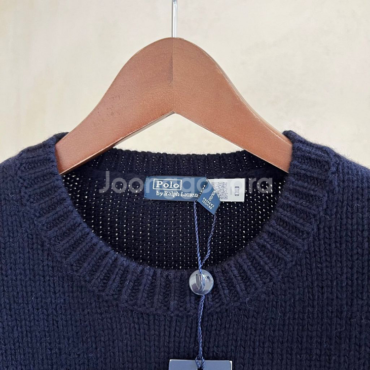 폴로 울 레터맨 스웨터--2