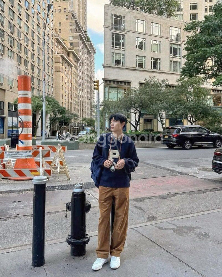 폴로 울 레터맨 스웨터--8