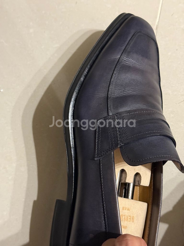 벨루티 앤디로퍼 네이버블루 7사이즈 밑창보강--5