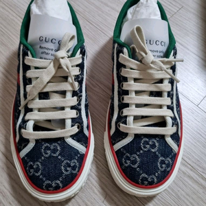 구찌 테니스 데님 스니커즈 36사이즈