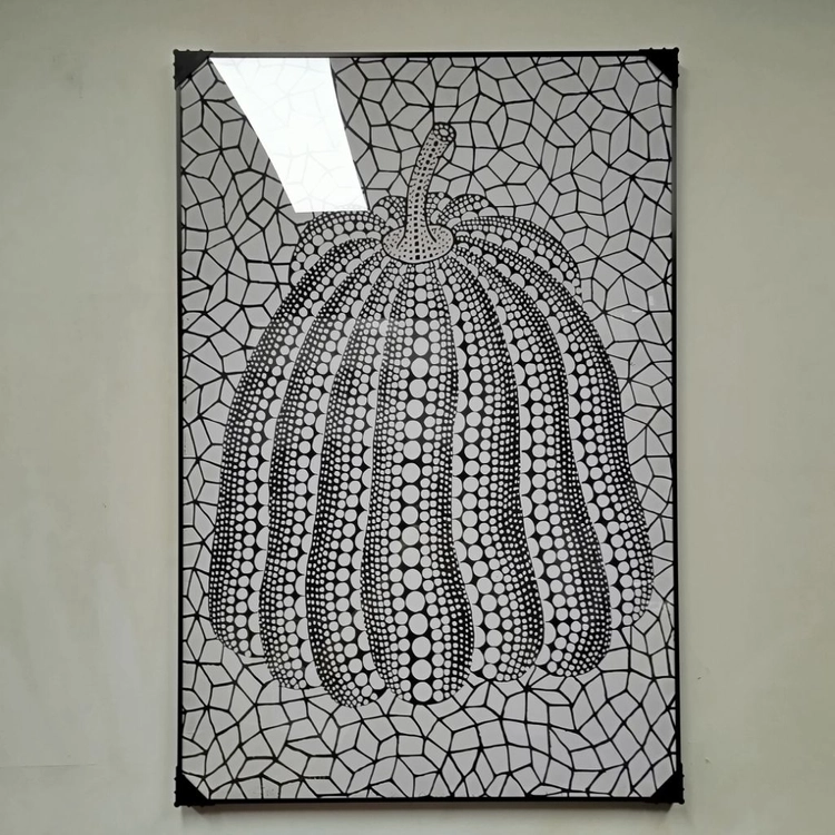 쿠사마야요이 호박그림 호박 대형 그림액자 그림 액자 팝아트 인테리어소품 명품그림 명품액자 이미지