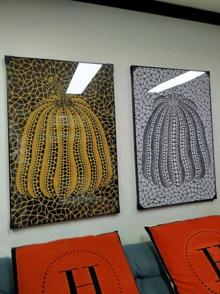 쿠사마야요이 호박그림 호박 대형 그림액자 그림 액자 팝아트 인테리어소품 명품그림 명품액자 이미지