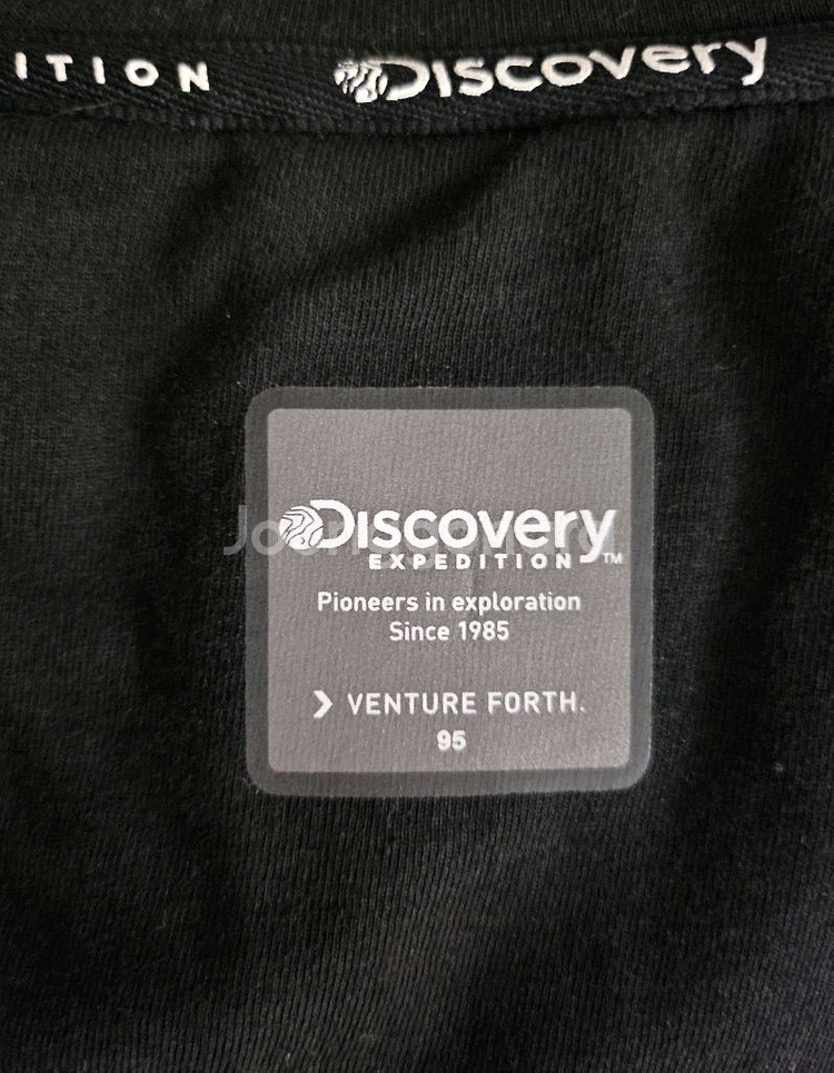 (프리미엄라인)디스커버리 기모 집업 후드 95(M) 슬림핏 팔 세로로고--6