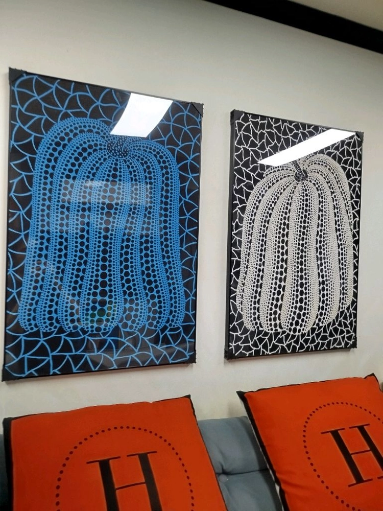 쿠사마야요이 호박그림 호박 대형 그림액자 그림 액자 팝아트 인테리어소품 명품그림 명품액자 이미지
