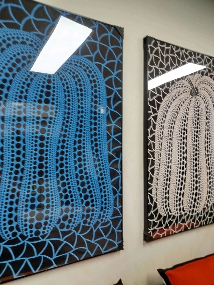 쿠사마야요이 호박그림 호박 대형 그림액자 그림 액자 팝아트 인테리어소품 명품그림 명품액자 이미지